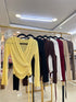 Women Casual Wrap Ruched Up Tops